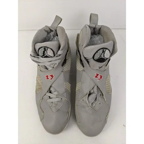 Nike Air Jordan Retro 8 305381-110 Gray Mens Size 12 2011 2012